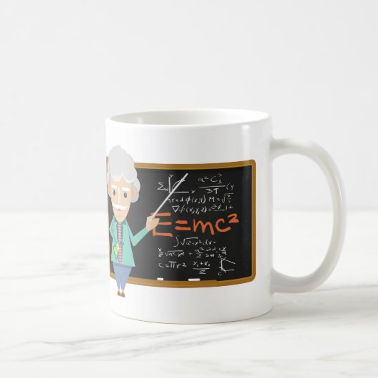 Mug Formule EMC2 du professeur de sciences (Droite)
