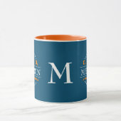 Mug Formule gagnante de MELANIN Monogramme sarcelle (Centre)