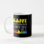 Mug Formule Mathématique 100 Jours D'école Drôle Prof  (Gauche)