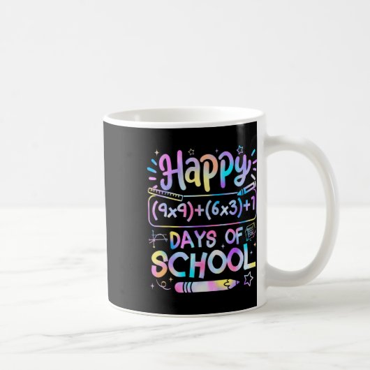 Mug Formule Mathématique 100 Jours D'école Prof De Mat (Droite)
