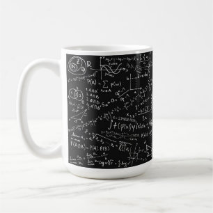 Mug Formule mathématique noir et blanc