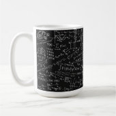 Mug Formule Maths noir et blanc (Gauche)