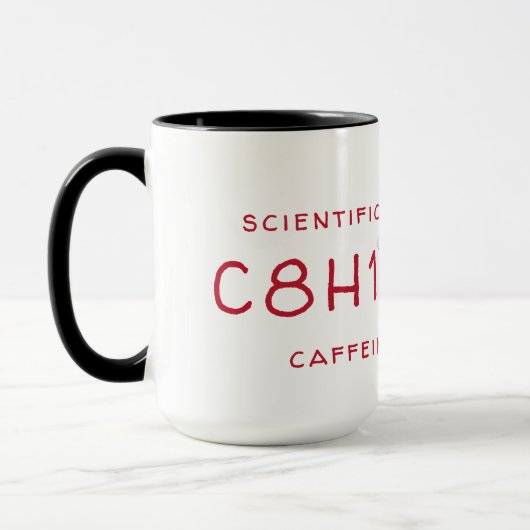 Mug Formule moléculaire de caféine (Gauche)