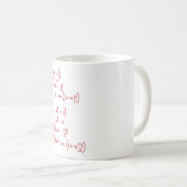 Mug Formule physique (Devant droit)