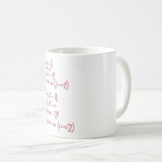 Mug Formule physique (Devant droit)