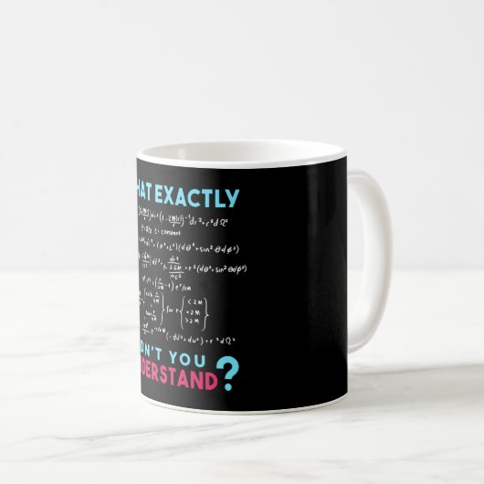 Mug Formule physique Plaisanter drôle Math (Devant droit)
