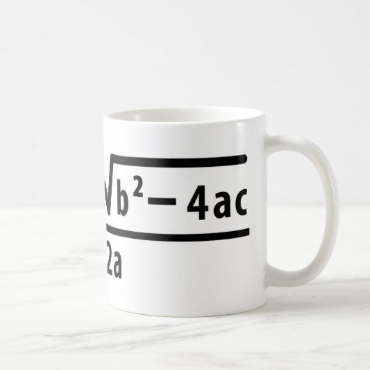 Mug formule quadratique (Droite)