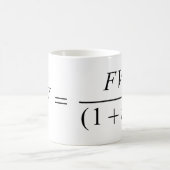 Mug Formule 'Valeur temporelle de l'argent" (Centre)