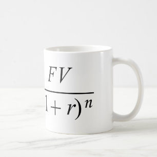 Mug Formule 'Valeur temporelle de l'argent"