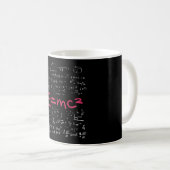 Mug Formules de physique et de mathématiques EMC2 (Devant droit)