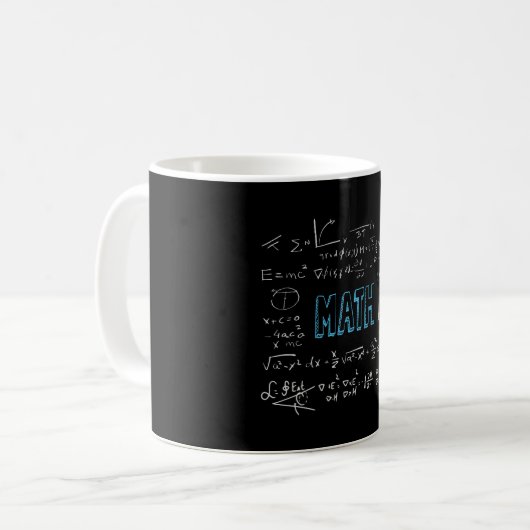 Mug Formules mathématiques mathématiques mathématiques (Devant gauche)
