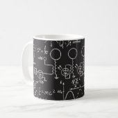 Mug Formules scientifiques : Patte de calcul du tablea (Devant gauche)