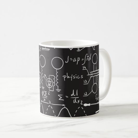 Mug Formules scientifiques : Patte de calcul du tablea (Devant droit)