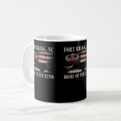 Mug Fort Bragg NC Accueil Du 82E T-shirt Aéroporté, Ve (Devant gauche)