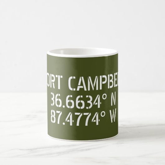 Mug Fort Campbell Latitude Longitude (Centre)