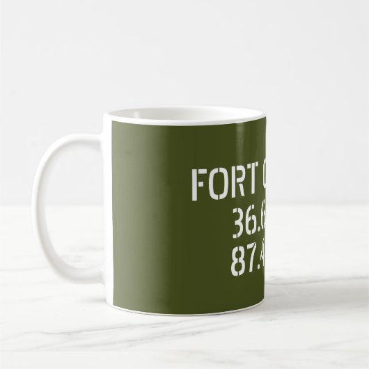 Mug Fort Campbell Latitude Longitude (Gauche)