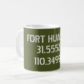 Mug Fort Huachuca Latitude Longitude (Devant gauche)