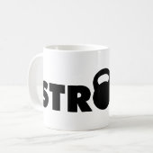 Mug FORT - Kettlebell entraînement Motivation (Devant gauche)
