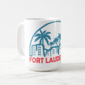 Mug Fort Lauderdale - Floride d'été (Devant gauche)