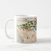 Mug "Fort Myer's Beach", tableau de Willlowcatdesigns  (Gauche)