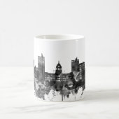 Mug Fort Wayne Indiana Skyline BW (Centre)