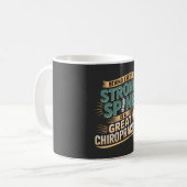 Mug Forte colonne vertébrale Grand Chiropraticien Conc (Devant gauche)