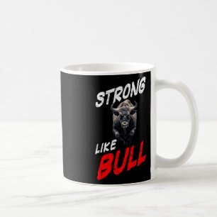 Mug Forte Comme Taureau Powerlifter Bodybuilding Gym