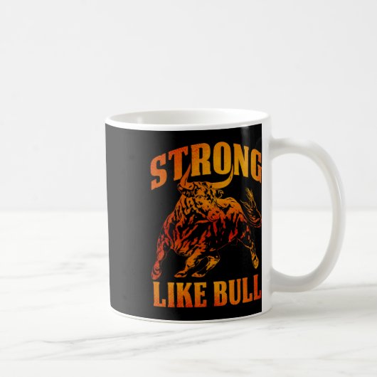 Mug Forte Comme Un Bâtiment De Bodybuilding À Taureau (Droite)