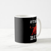 Mug Forte Comme Un Taureau Poids Powerlifter Bodybuild (Devant droit)