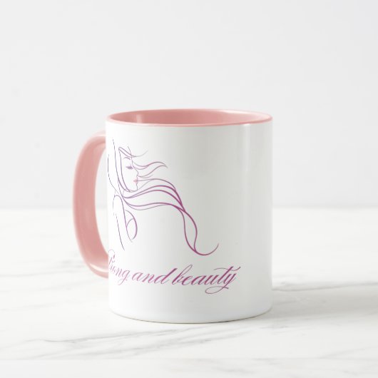 Mug Forte et beauté (Devant gauche)
