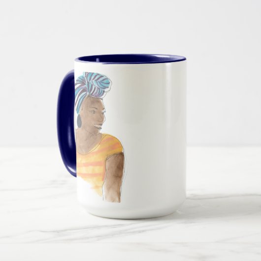 Mug Forte et belle (Devant gauche)
