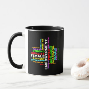Mug Forte femme Word Cloud