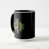 Mug Forte femme Word Cloud (Devant gauche)