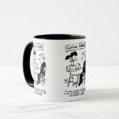 Mug Fortune Teller prédit une perte financière (Devant gauche)