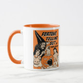 Mug Fortune vintage de Halloween indiquant l'ensemble (Gauche)