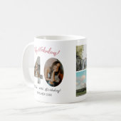 Mug Forty & Fabulous Custom Photo 40th Birthday (Devant gauche)