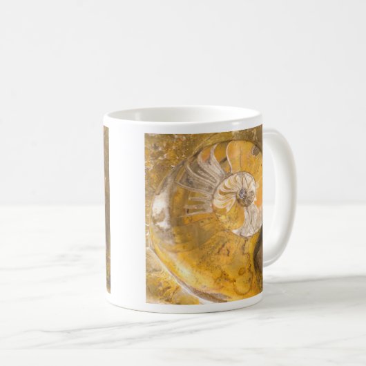 Mug Fossile ammonite (Devant droit)