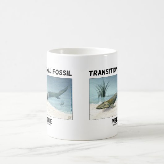 Mug Fossiles transitoires à l'intérieur de Tiktaalik r (Centre)