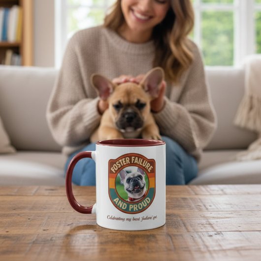 Mug Foster Failure and Proud Retro Animal Rescue Gift