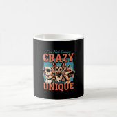 Mug Fou amoureux de chien unique (Centre)