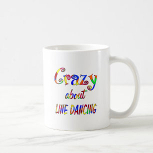 Mug Fou au sujet de la ligne danse