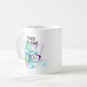 Mug fou chat papa mignon hister chat design (Devant gauche)