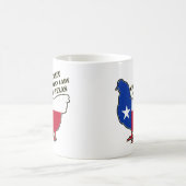 Mug Fou chiken la dame du Texas (Centre)