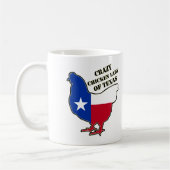 Mug Fou chiken la dame du Texas (Gauche)
