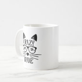 Mug Fou de Chat Mec (Devant gauche)