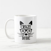 Mug Fou de Chat Mec (Gauche)