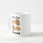 Mug Fou de noix de Grenoble Drôle (Devant gauche)