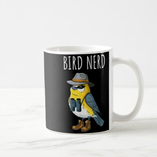 Mug Fou de Oiseaux Drôle Observation d'Oiseaux Ornitho (Droite)