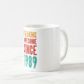 Mug Fou Depuis 1989 (Devant droit)