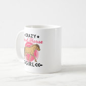Mug Fou Fjord Horse Girl (Devant gauche)